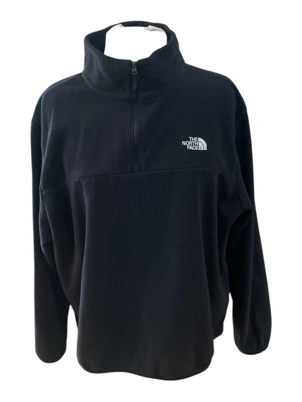 The North Face Women's Black Fleece 1/4 Zip Pullover Size XL Outdoor Gorpcore
